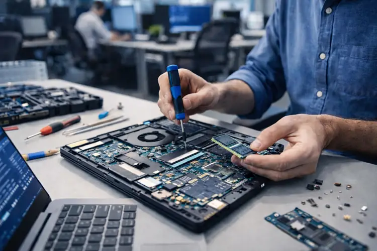 Servicio de mantenimiento de equipos empresariales