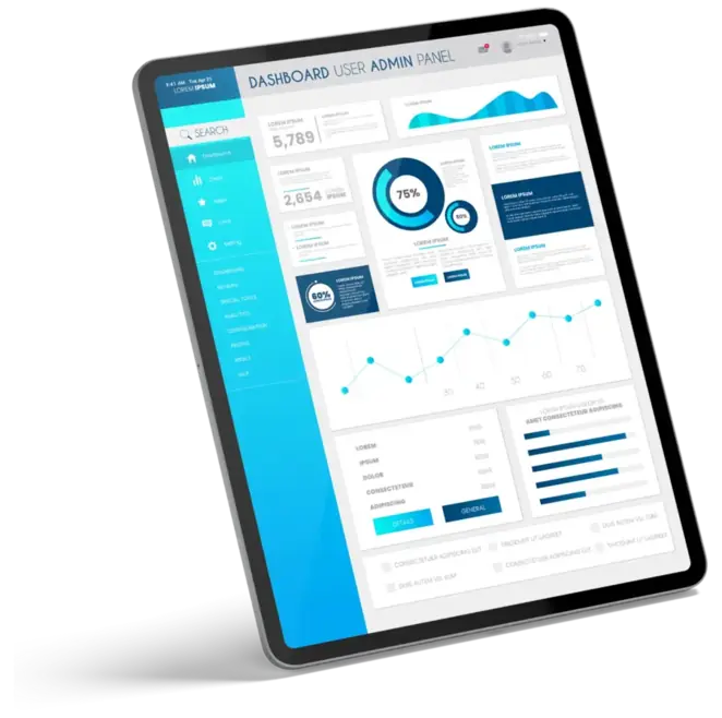 Dashboard de automatización de procesos empresariales
